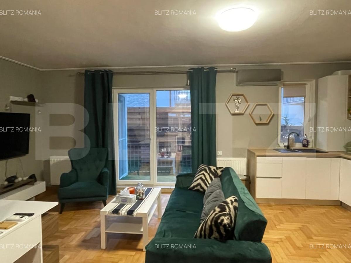 Apartament semidecomandat cu 3 camere, gradina de 80 mp, parcare, zona Terra - 1