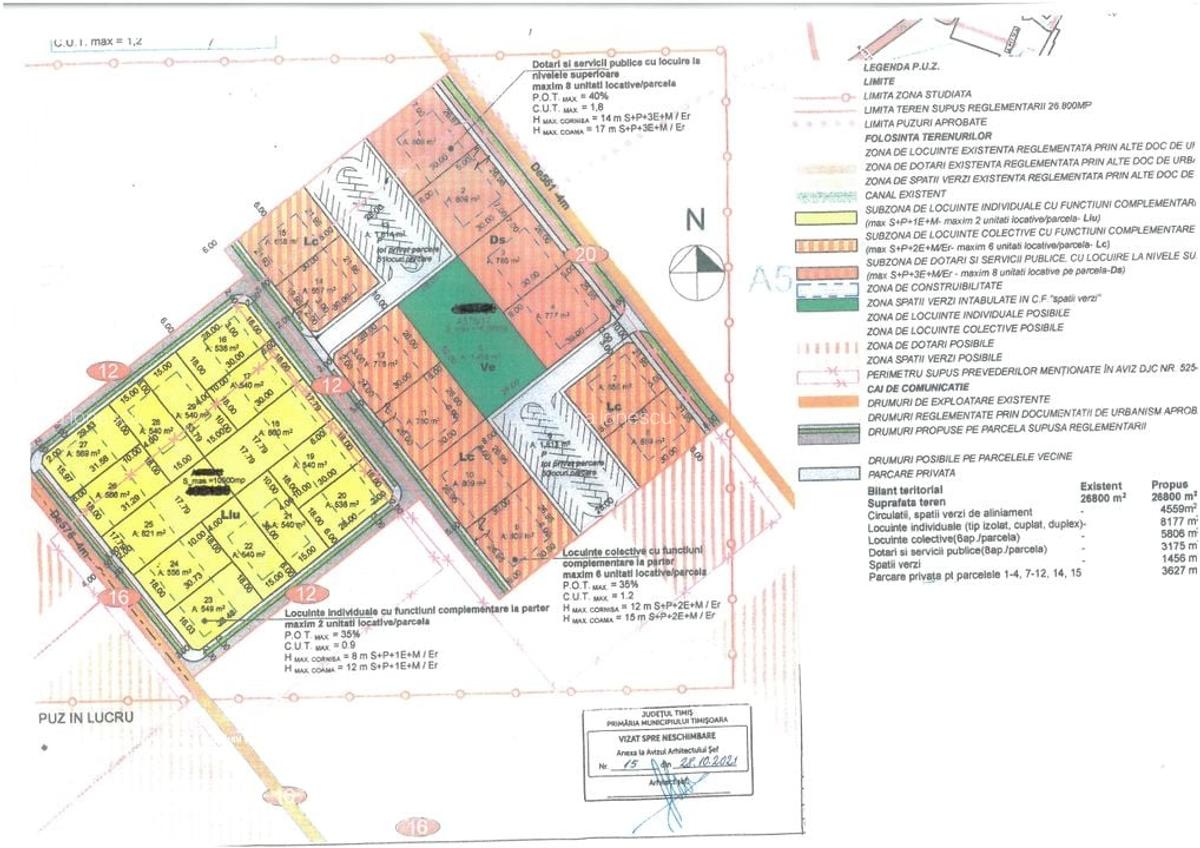 PUZ locuinte colective -zona Torontalului - 2