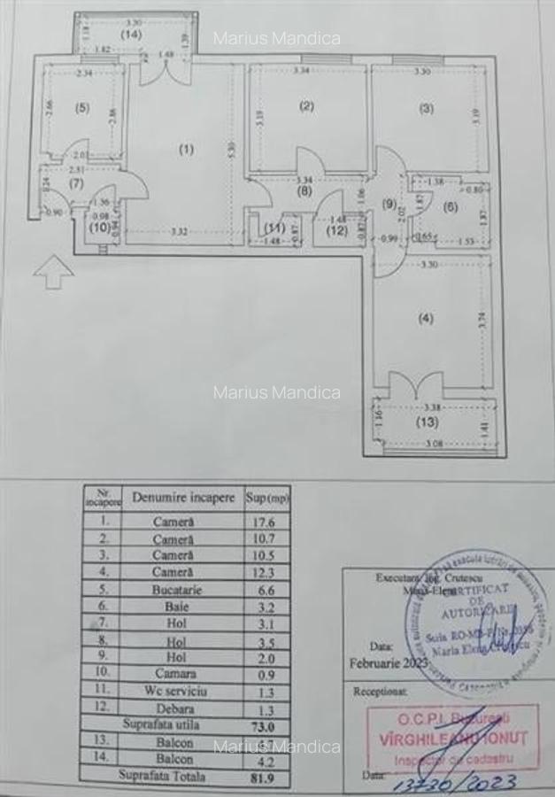 Apartament de 4 camere Titan Liceul Cuza Rebreanu - 8