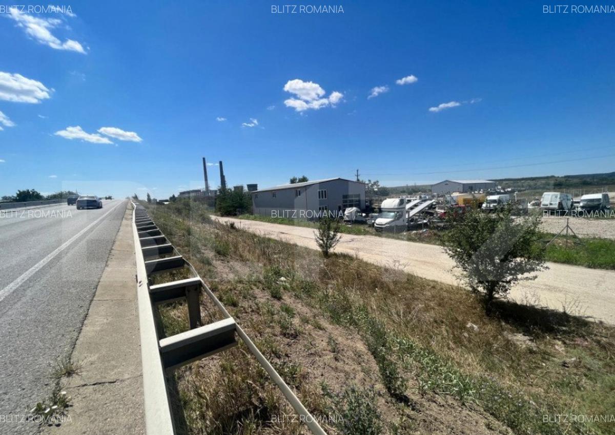 Teren 5000 mp cu hala de 280 mp in Isalnita, cu deschidere l - 6