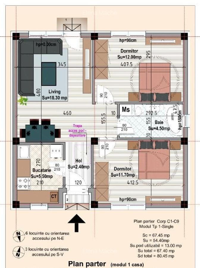 Stradal Leordeni-Zona Stadionului - Casa individuala-190 mp teren - 8