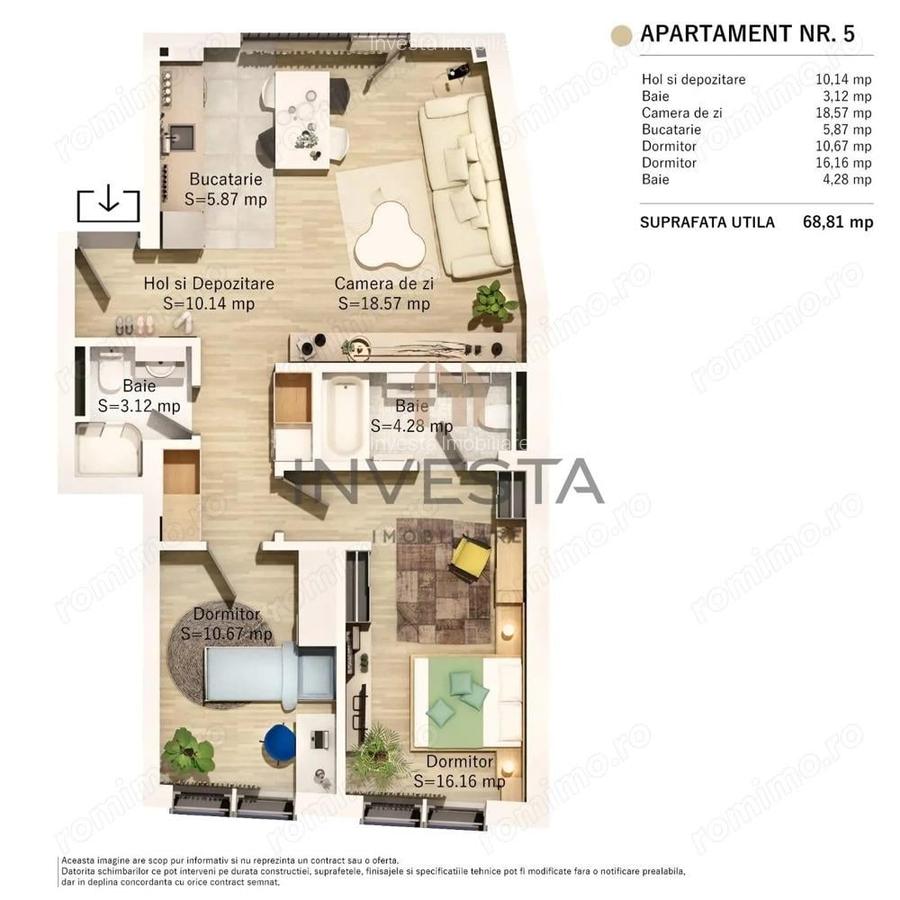 Apartament Smart si Exclusivist in Zona Parcului Central, Cluj-Napoca! - 2 Apartament Smart si Exclusivist in Zona Parcului Central, Cluj-Napoca! - 2