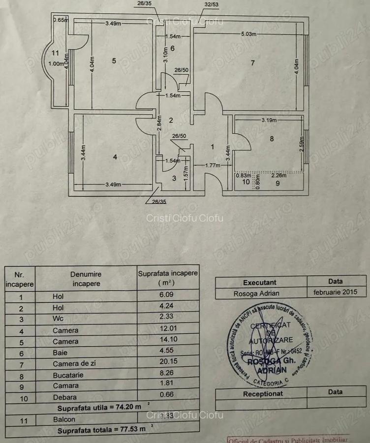 AP 3 camere | 79 mp | Lujerului la 3 minute de metrou | AN 1989 | Direct proprietar - 2 AP 3 camere | 79 mp | Lujerului la 3 minute de metrou | AN 1989 | Direct proprietar - 2