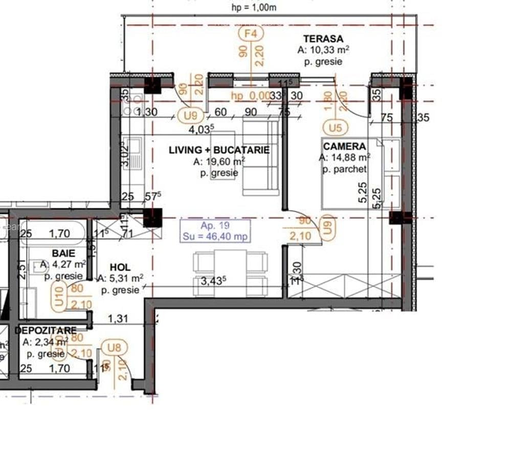 Vanzare apartament 2 camere bloc nou Iris la o distanta de aproximativ 3 km Auch - 3