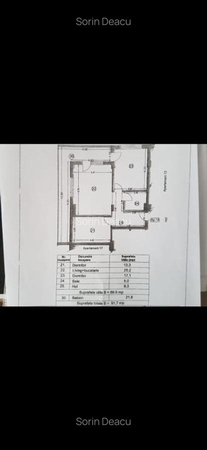 VEDERE LA MARE / MAMAIA NORD / AP 3 CAMERE /92 M /PARCARE /MOBILAT/1290 e m²UTIL - 3