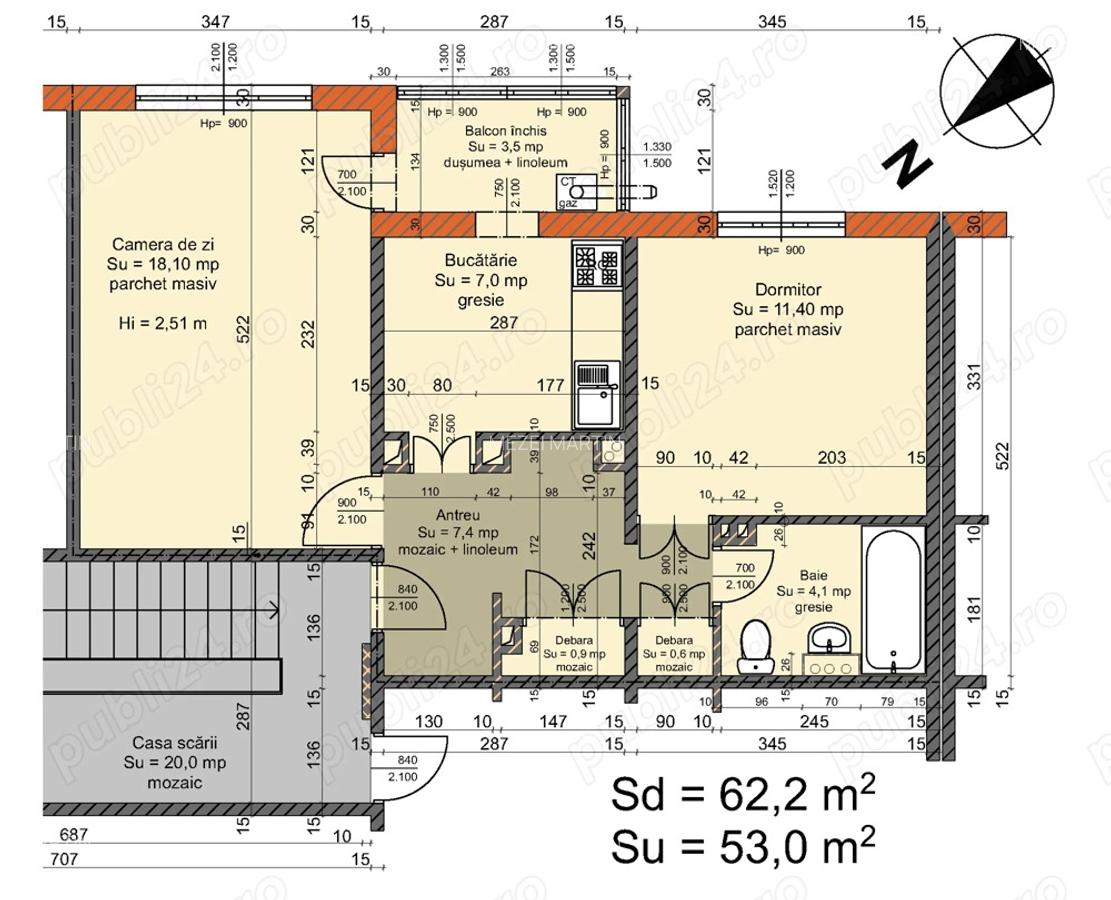 De vanzare apartament cu doua camere in zona centrala din Odorheiu Secuiesc - 1