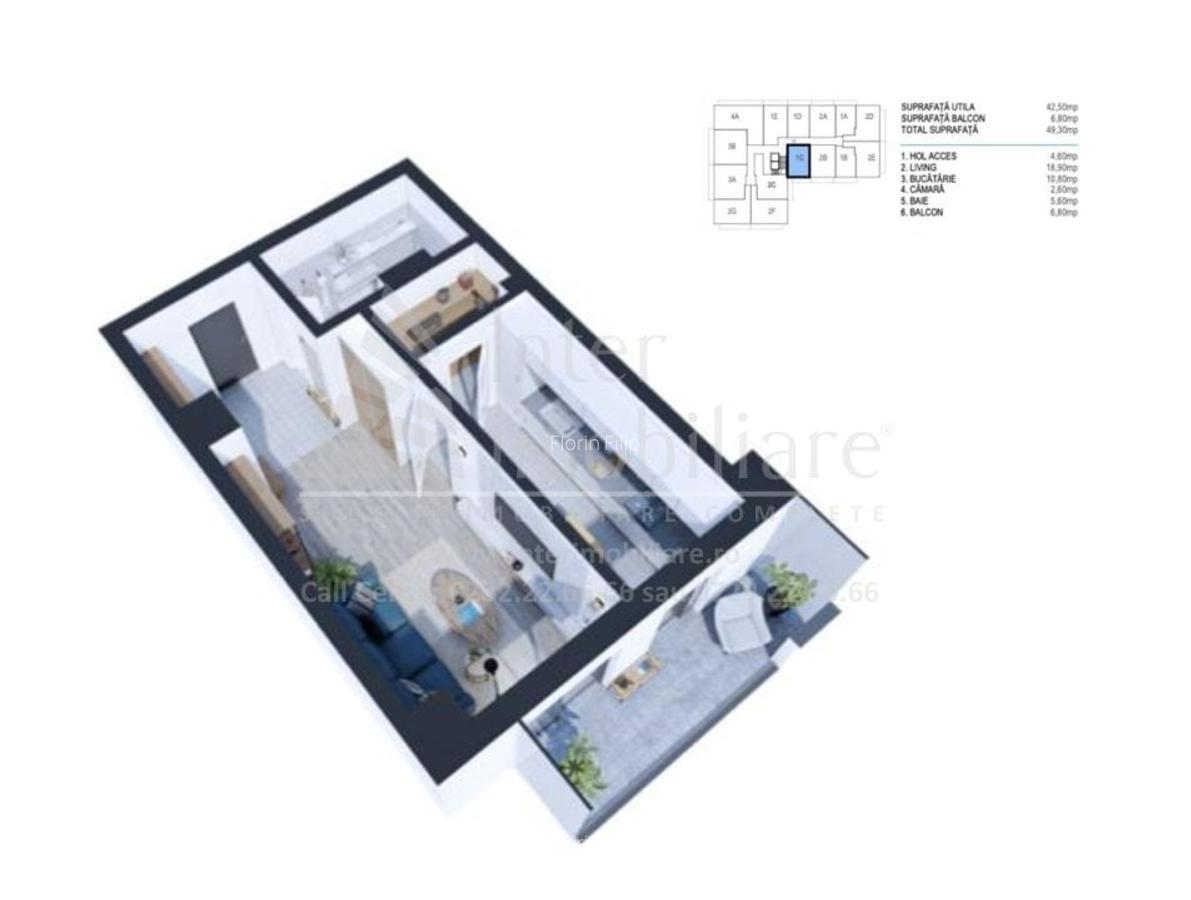 Apartament cu 1 camera Rond Vechi Cod 153206 - 7