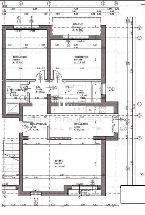 Apartament 3 camere , etaj 1 , 80 mp - Șelimbăr, zona Pictor Brana - 8