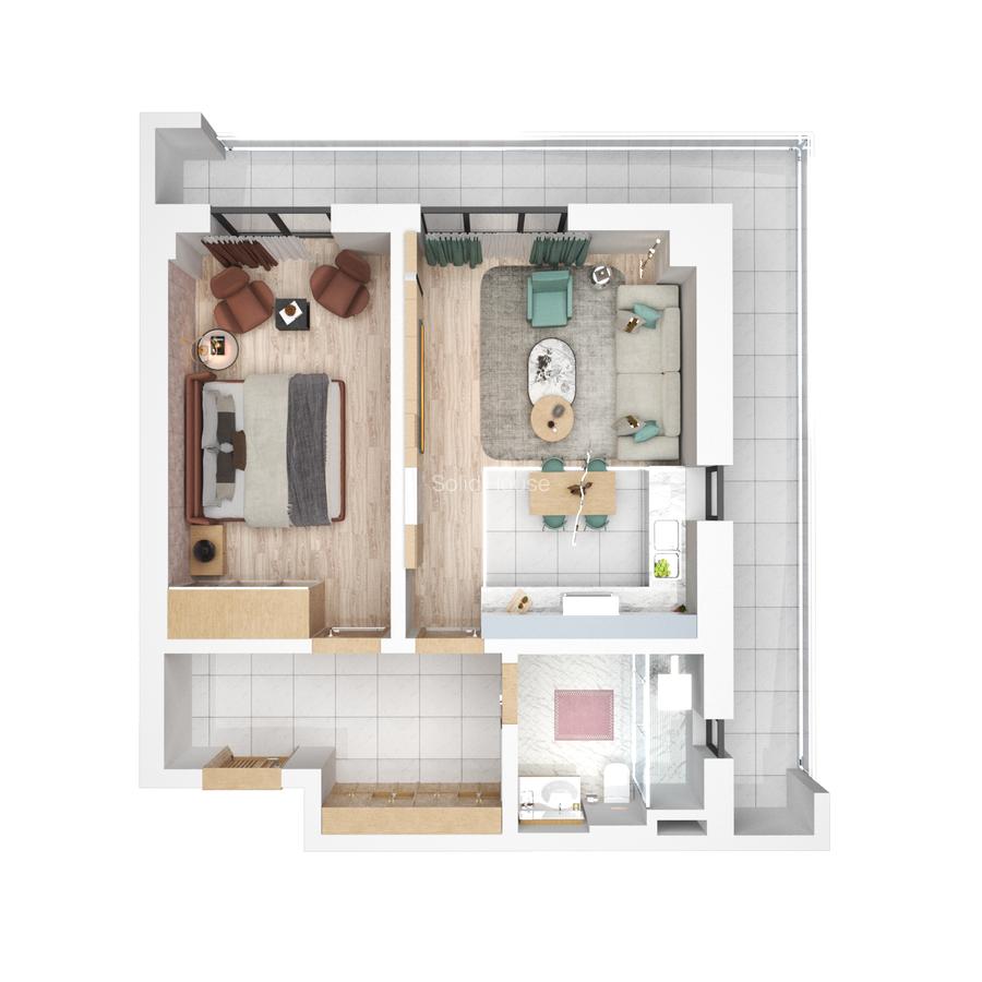 RATE LA DEZVOLTATOR!!Finalizat 2Camere LaCheie in Solid Residence CAZINO Mamaia - 11