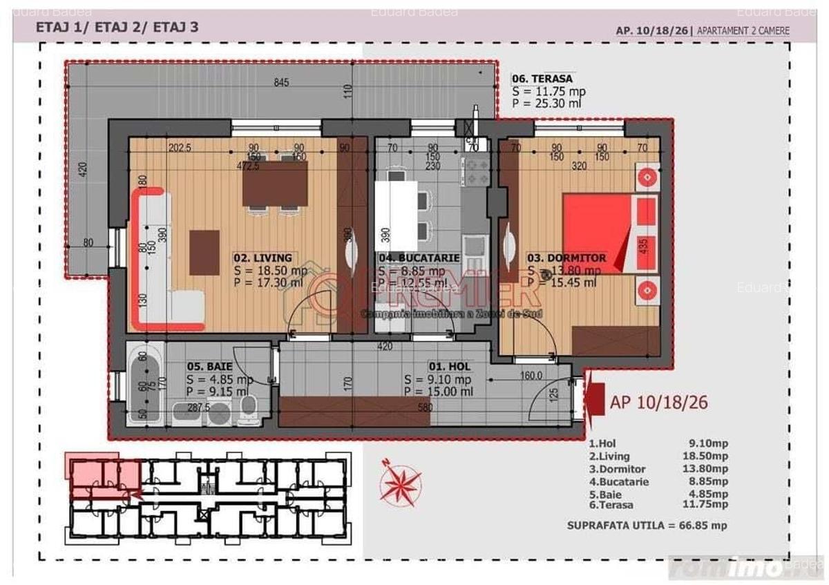 Apartament 2 Camere Decomandat - Romprim - Disponibil Imediat - 5 Apartament 2 Camere Decomandat - Romprim - Disponibil Imediat - 5
