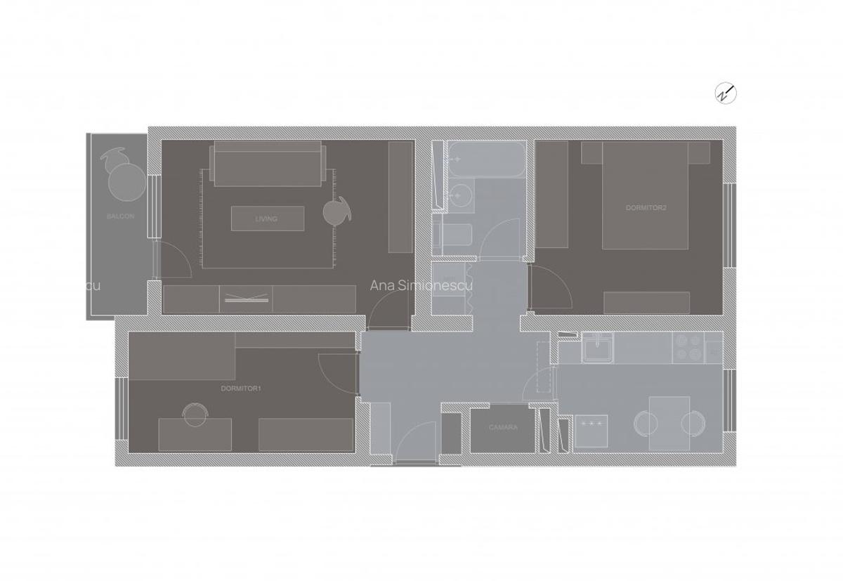 Apartament 3 camere Calea Bucuresti - 9