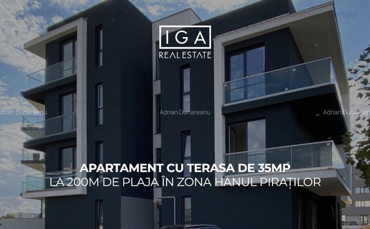 Apartament cu terasa de 35mp aproape de plaja in zona Hanul Piratilor - 1