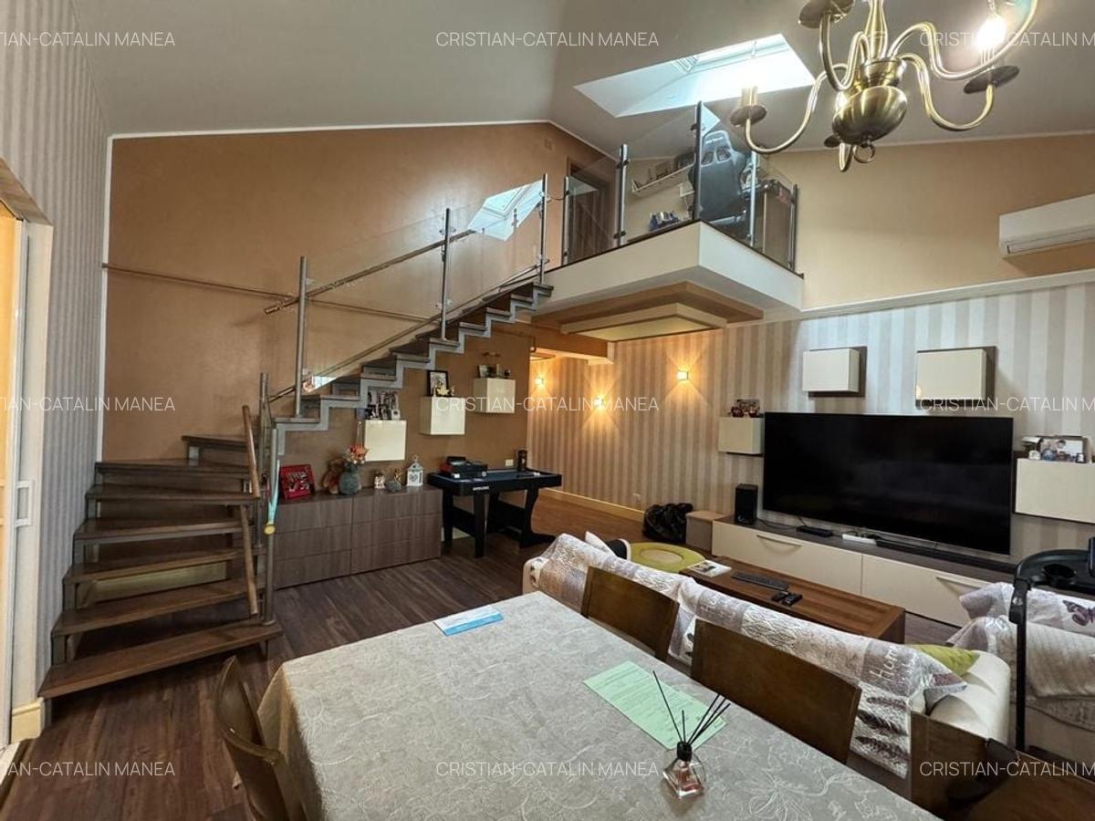Penthouse cu 3 camere decomandat, mobilat în Brătianu - 2