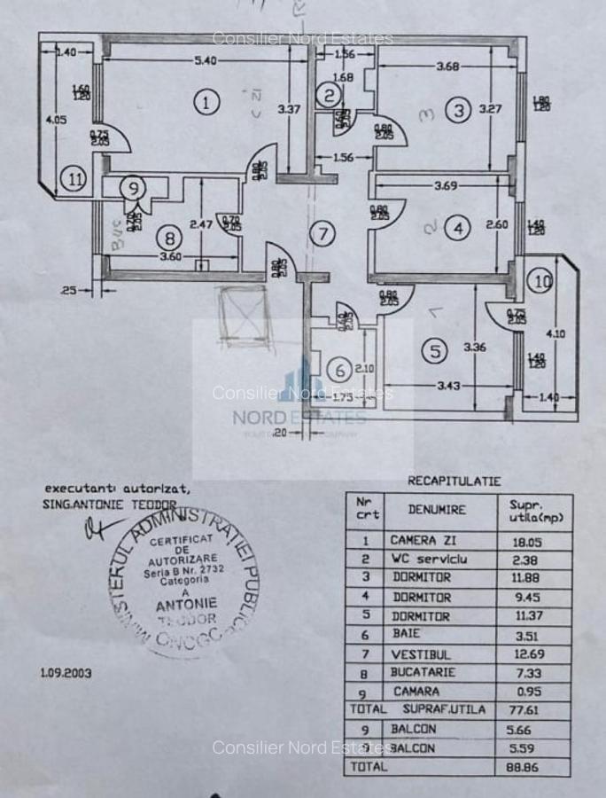 Apartament de excepție metrou Iancului – 4 camere,92 mp, 2 bai, - 18