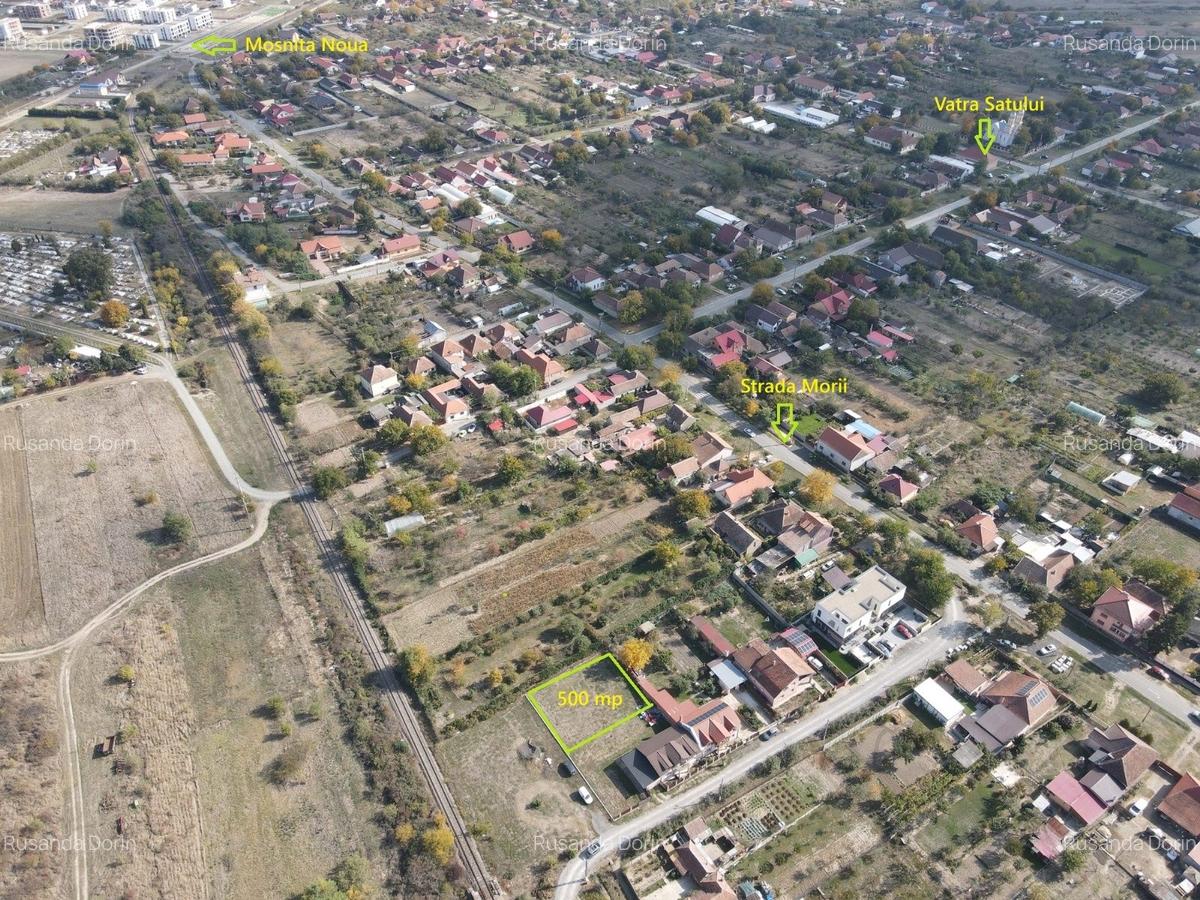 Teren de vânzare în vatra satului Urseni – 500 mp – Comision 0% - 3
