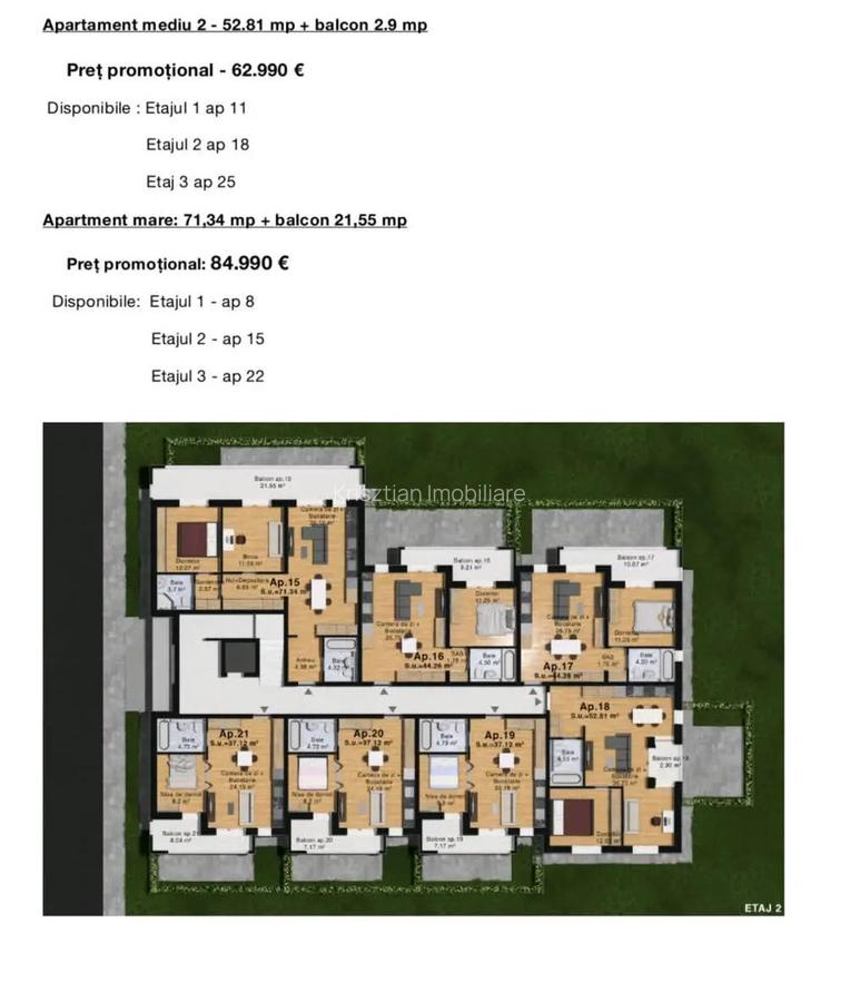 Apartamente NOI de vanzare cu 2 si 3 camere - Zona strazii Careiului - 6