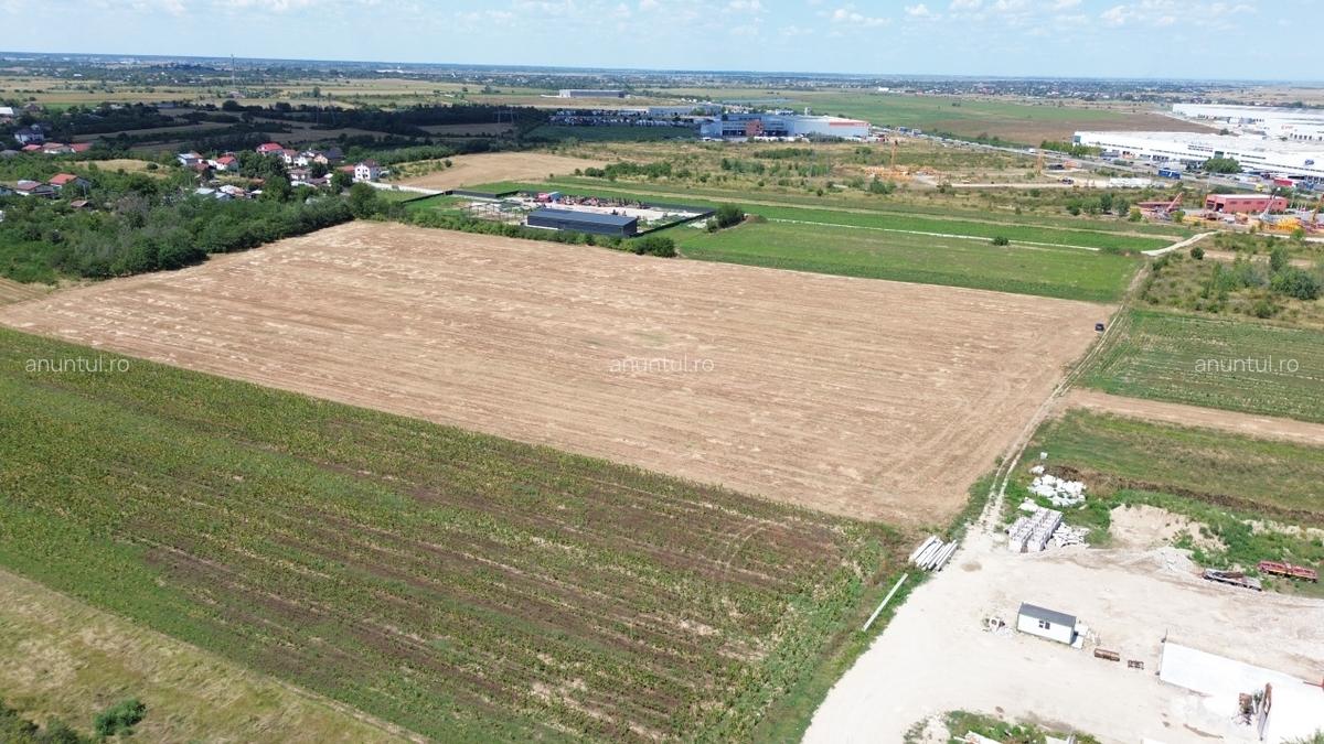 Teren Bolintin-Deal 2,5ha, deschidere 100 m, langa autostrada, acces rapid la A0 - 3