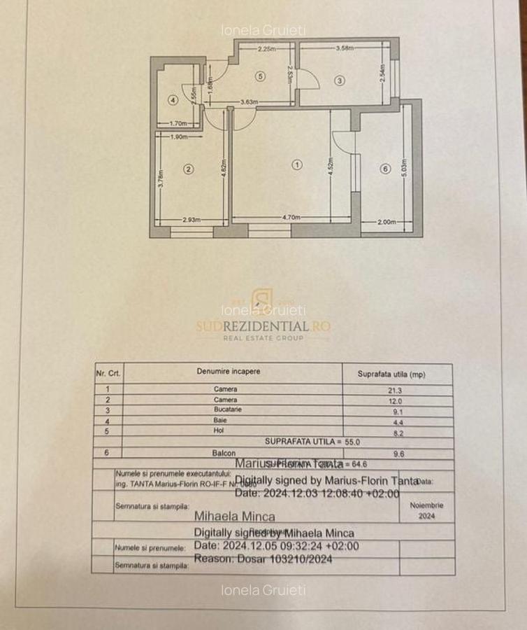 Apartament cu 2 camere modern – de inchiriat, strada Postalionului - 12