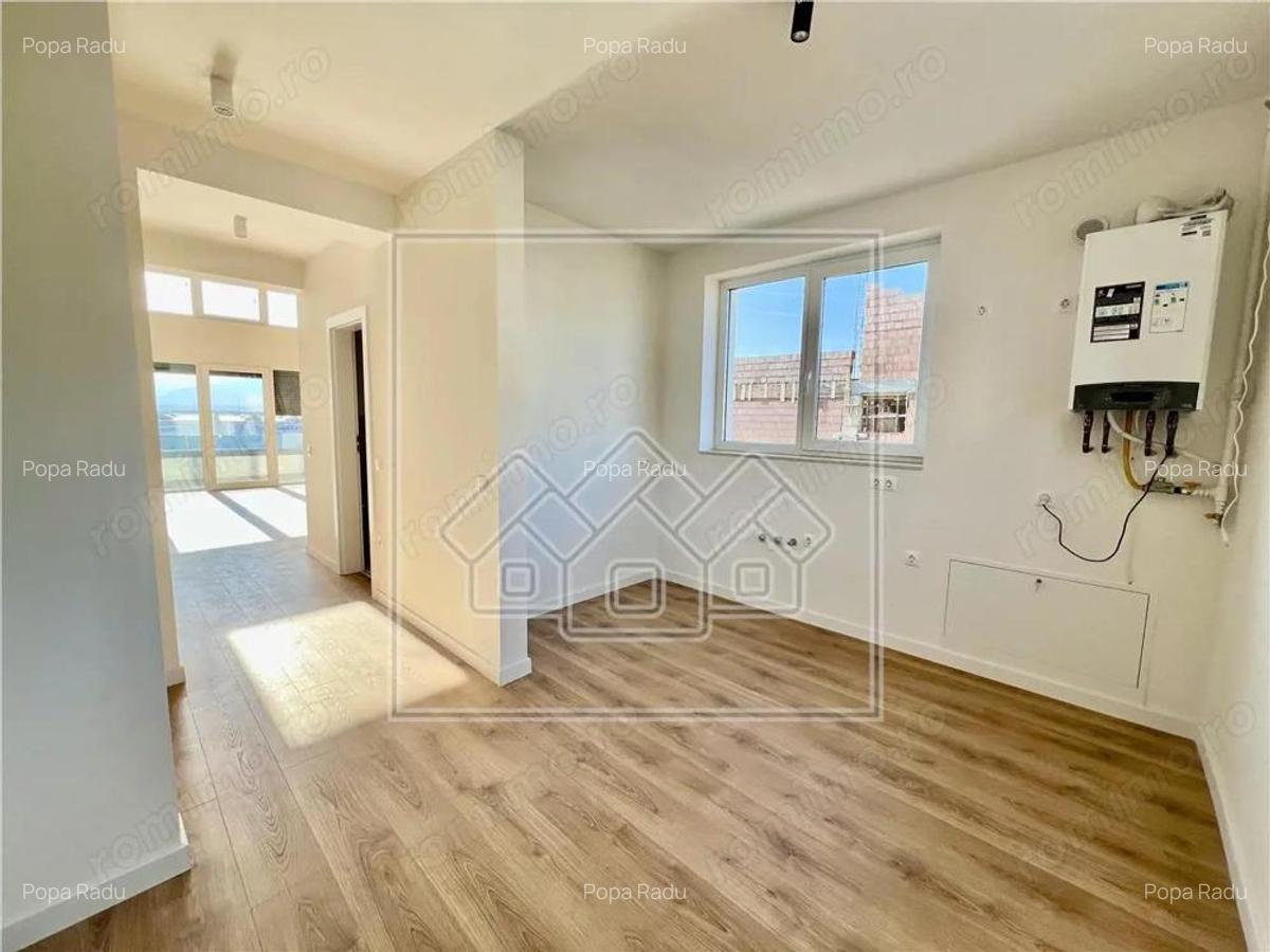 Penthouse 2 camere, bucatarie separata,balcon - mobilat si utilat - 15