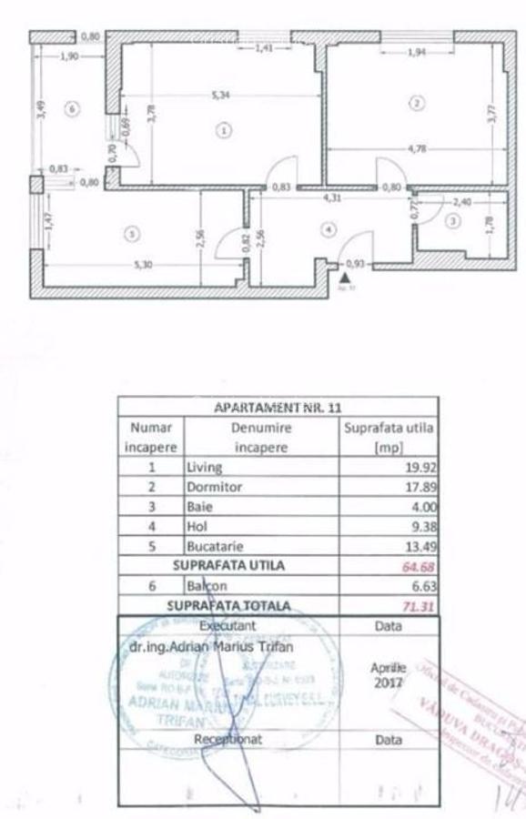 2 CAMERE || BLOC 2017 || DECOMANDAT || PARCARE || 13 SEPTEMBRIE - 20