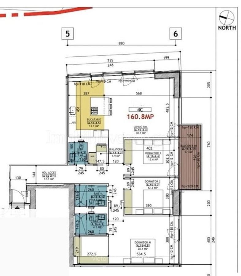 Apartament 4 camere de vanzare One Verdi Park - Floreasca - 28