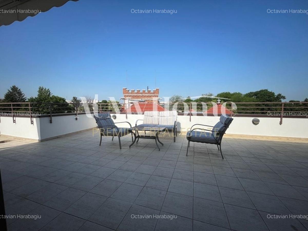 Penthouse superb, spatios cu 5 camere, mobilat partial, 3 parcari, terasa 157mp - 3