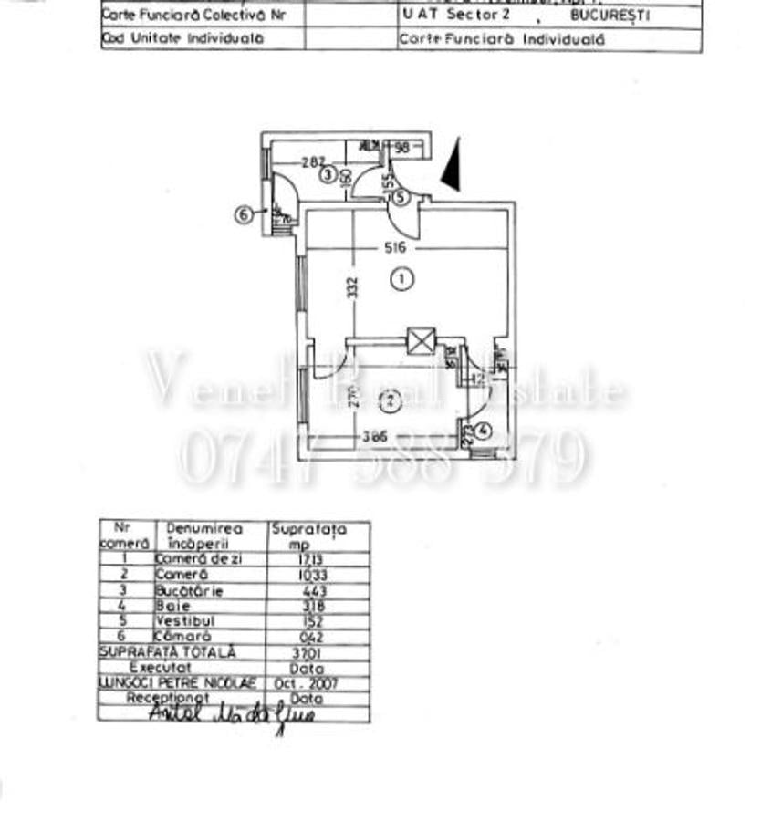 2 Camere 37 mp demisol inalt ca un parter Floreasca Frederic Chopin 0% Comision cumpărător - 10