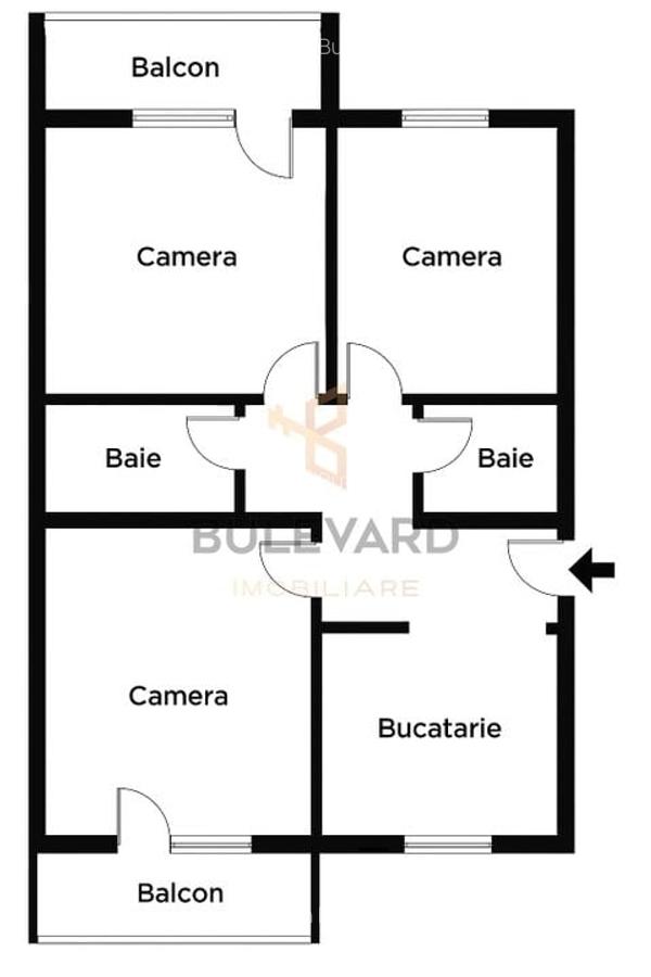 Apartament 3 camere zona exclusivista, aproape de Iulius Mall - 20