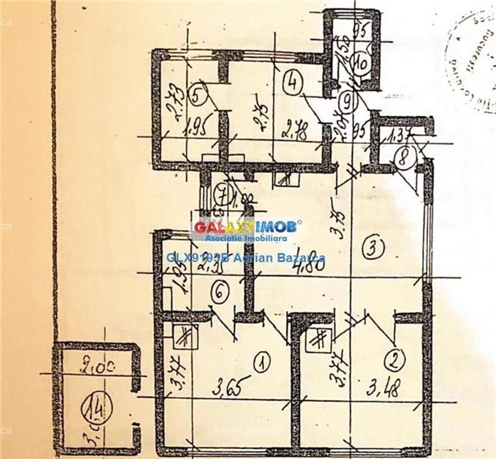 Apartament 3 camere birouri et 1 vila Dinicu Golescu-Stirbei Voda - 10
