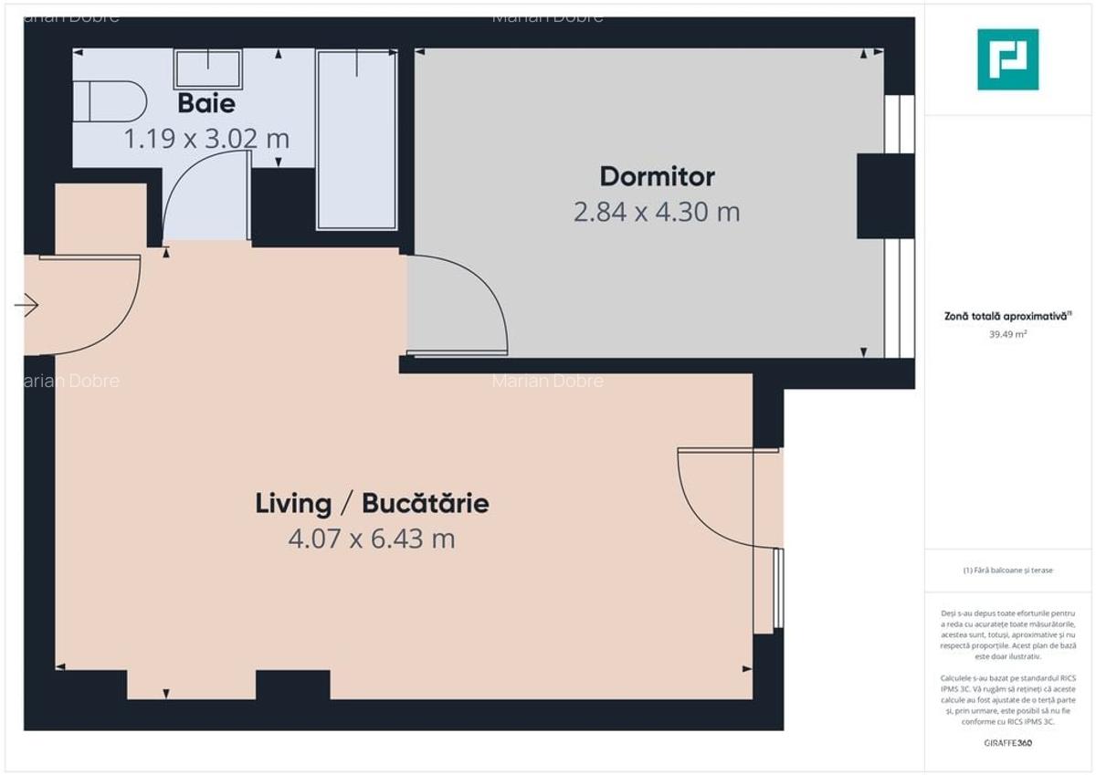 Apartament 2 camere | terasă spațioasă | Torontal - 9