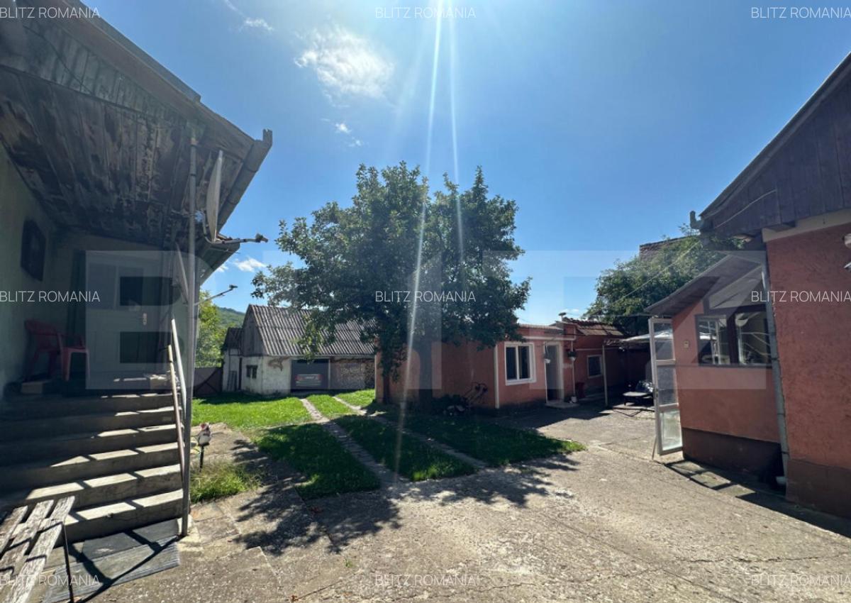Casa saseasca de vanzare, curte, gradina, teren 3000 mp - Ji - 4