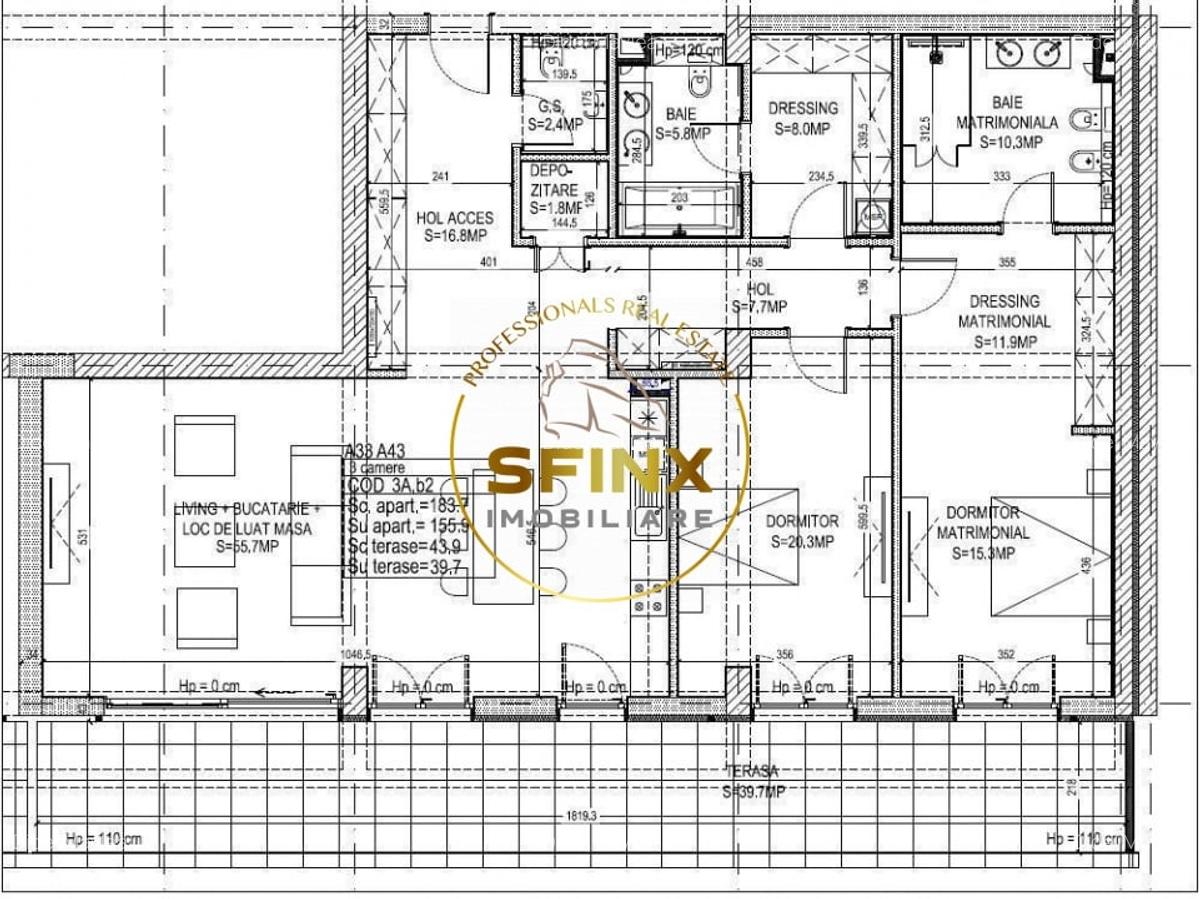 Apartament 3 camere One Rahmaninov - 1