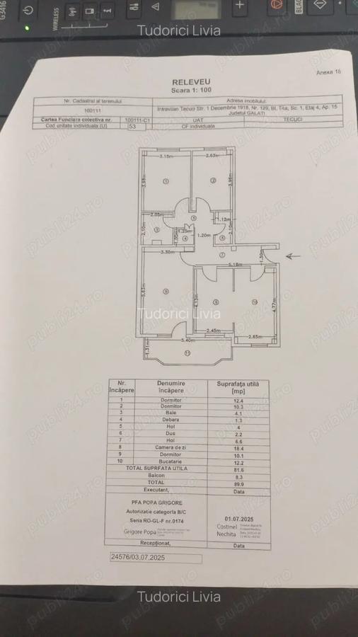 Apartament 4 camere, 90 mp, zona Industriala - 11