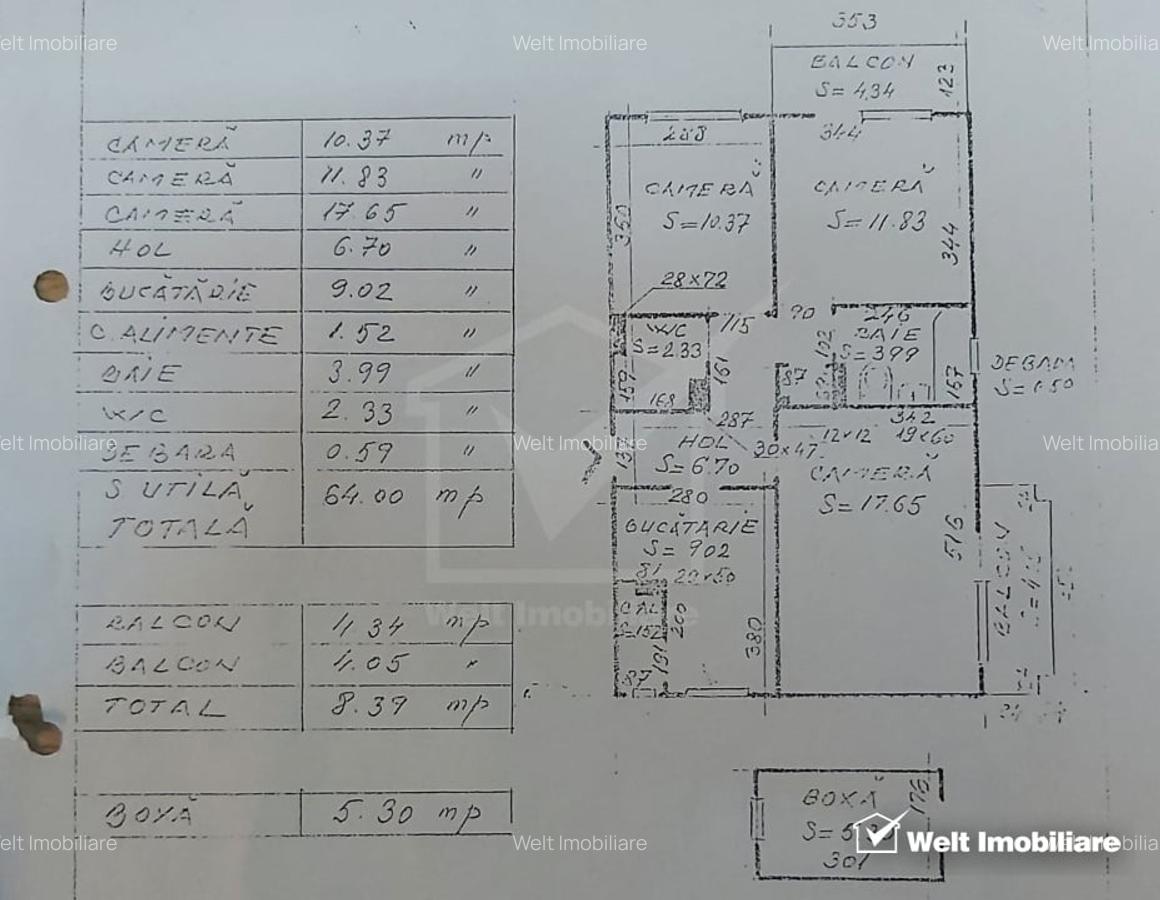 Apartament cu 3 camere, 2 bai, zona Titulescu - 14 Apartament cu 3 camere, 2 bai, zona Titulescu - 14