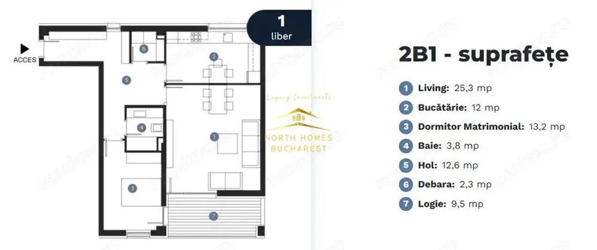 0% COMISION - 2 camere de vanzare, incalzire pardoseala, 78 mp - 19