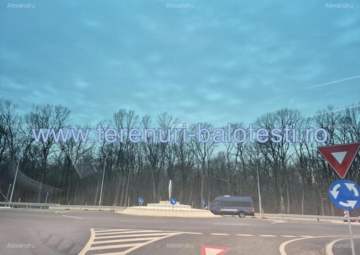 Teren Balotesti, apropiere Dn1 si sens giratoriu, 650mp - 9