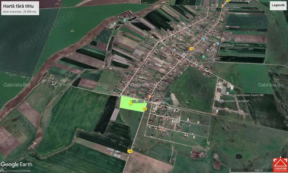 Teren pentru proiect rezidential sau industrial in Sanpaul - 1