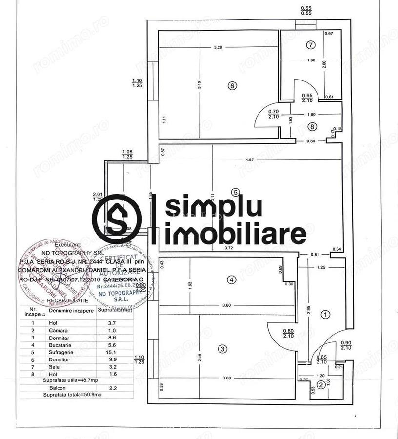 Apartament 2 camere - Craiovita - Etaj 10/10 - 4