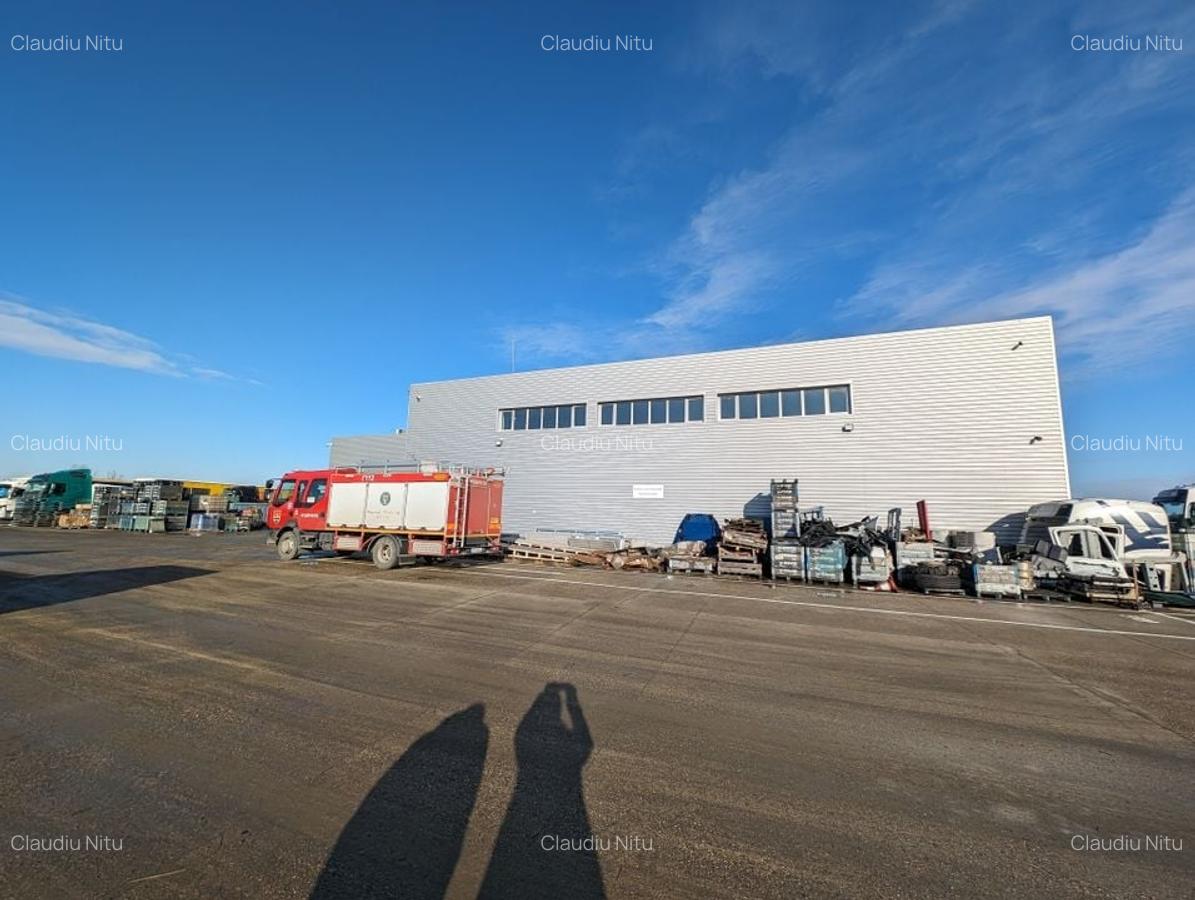 Hala cu teren generos langa acces A1 - 2