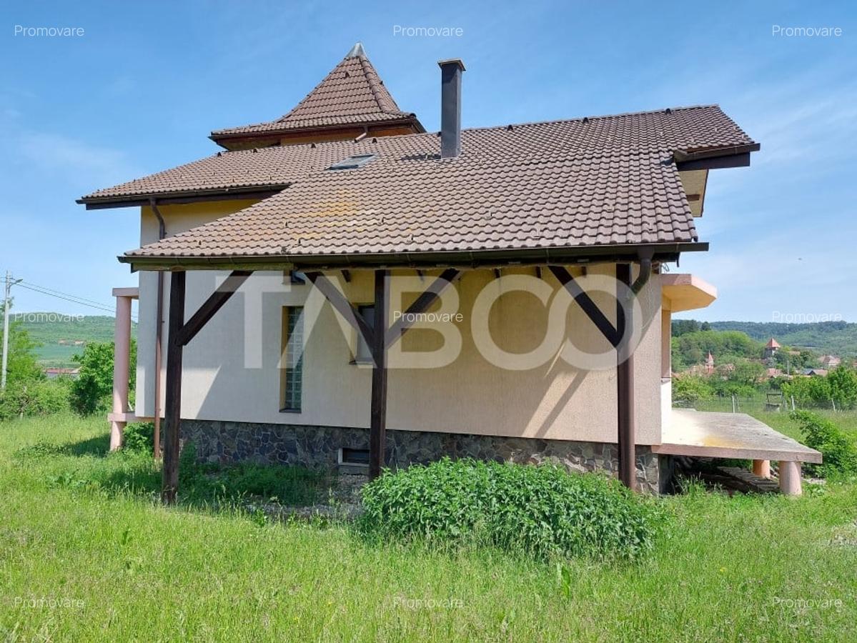 Casa individuala 5 camere cu teren 2000 mp Sura Mare Hamba Sibiu - 4