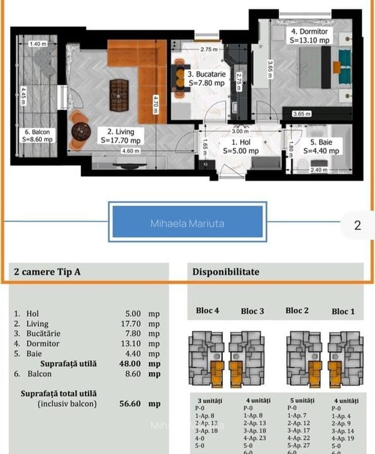 AP. 2 CAMERE TIP STUDIO-CORA ALEXANDRIEI, RATE LA DEZVOLTATOR,COMIS 0% - 17