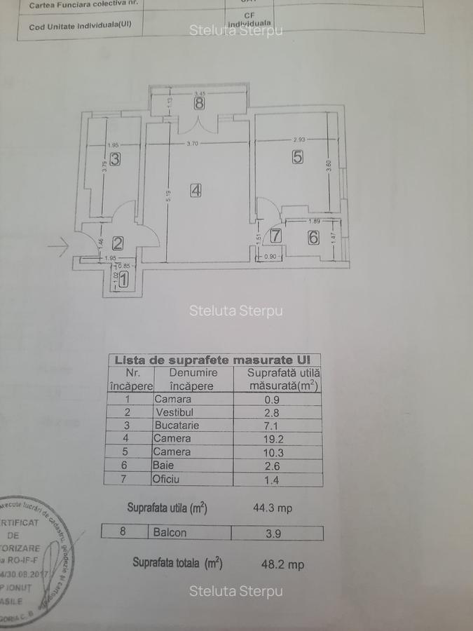 Vanzare apartament 2 camere in spatele Bulevardului Unirii - 18