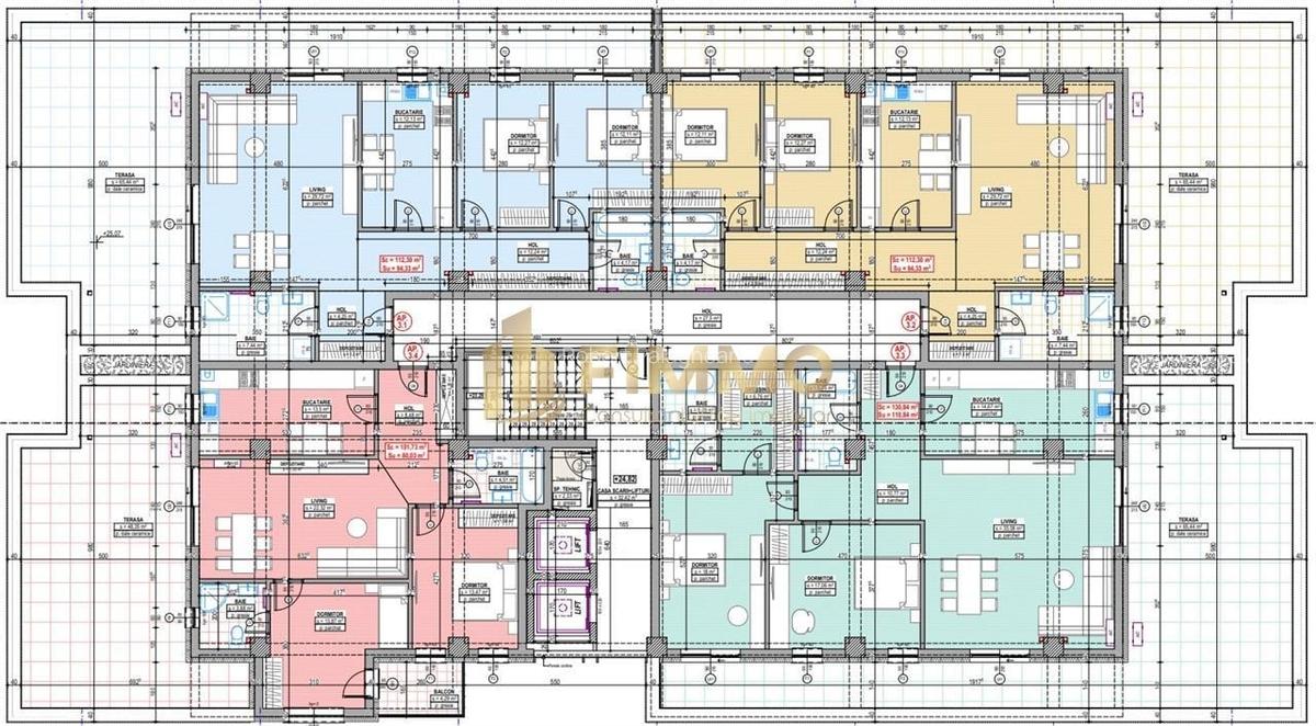 Penthouse | 102mp | Terasa 48,3mp | Traian Vuia | ID:1158 - 2