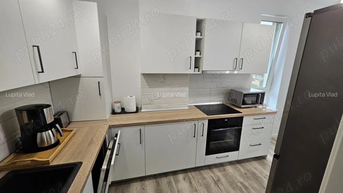 Apartament | 3 Camere, 2 Bai, 1 Bucatarie | Terasa 58 mp | Complet Utilat | Parcare | Centrala | AC - 4