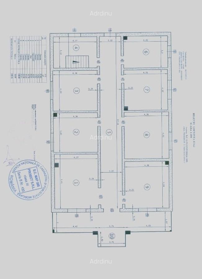 Proprietar, P+1+M,  623 mp utili, investitie 6% randament/chirie 3465 eur/luna - 9