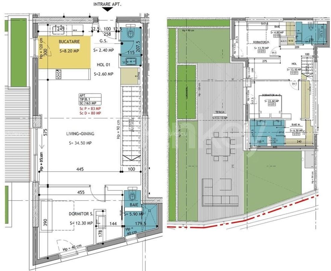 Apartament tip duplex cu 4 camere | 133mp gradina | 2 locuri de parcare - 22