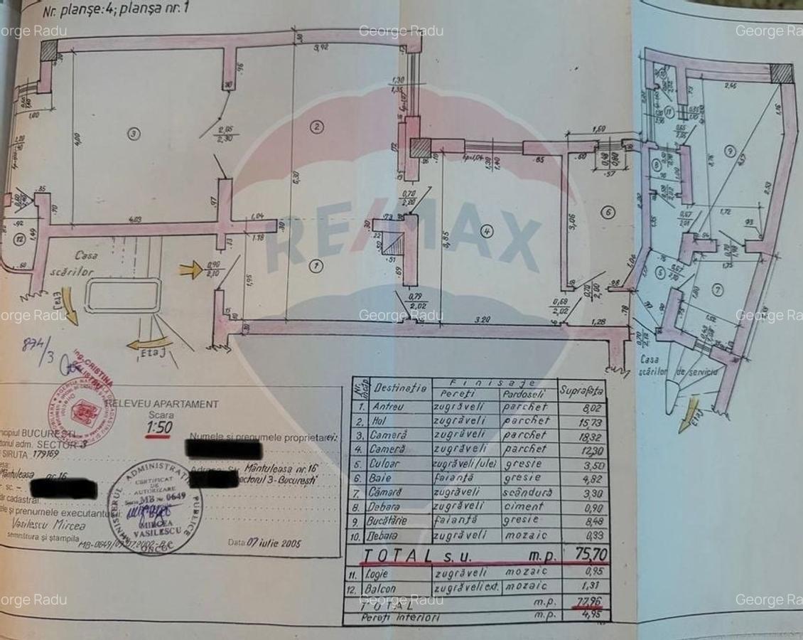 Apartament 3 camere de vanzare, 90 mp, ultracentral, Piata Unirii - 21