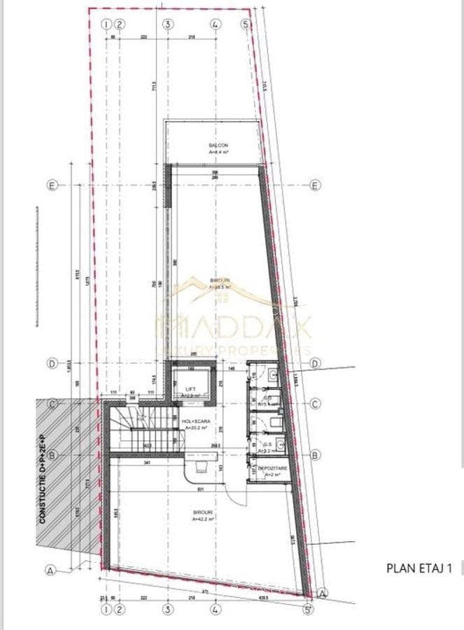 Spatiu birouri***2 etaje//300 mp//Imobil NOU**Central - 9