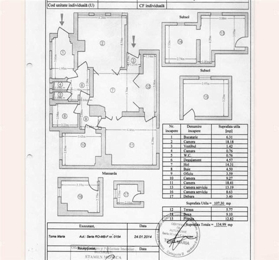 Apartament 4 camere in Vila Unirii oferta pretabilă pentru locuit dar &#537 - 1