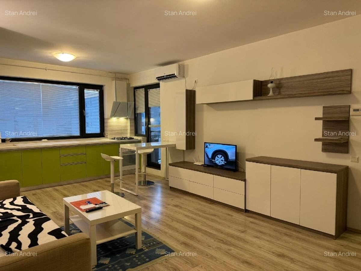 Baneasa-Greenfield, proprietar 2 cam 55mp Balcon/Parcare  mobilat/utilat - 14